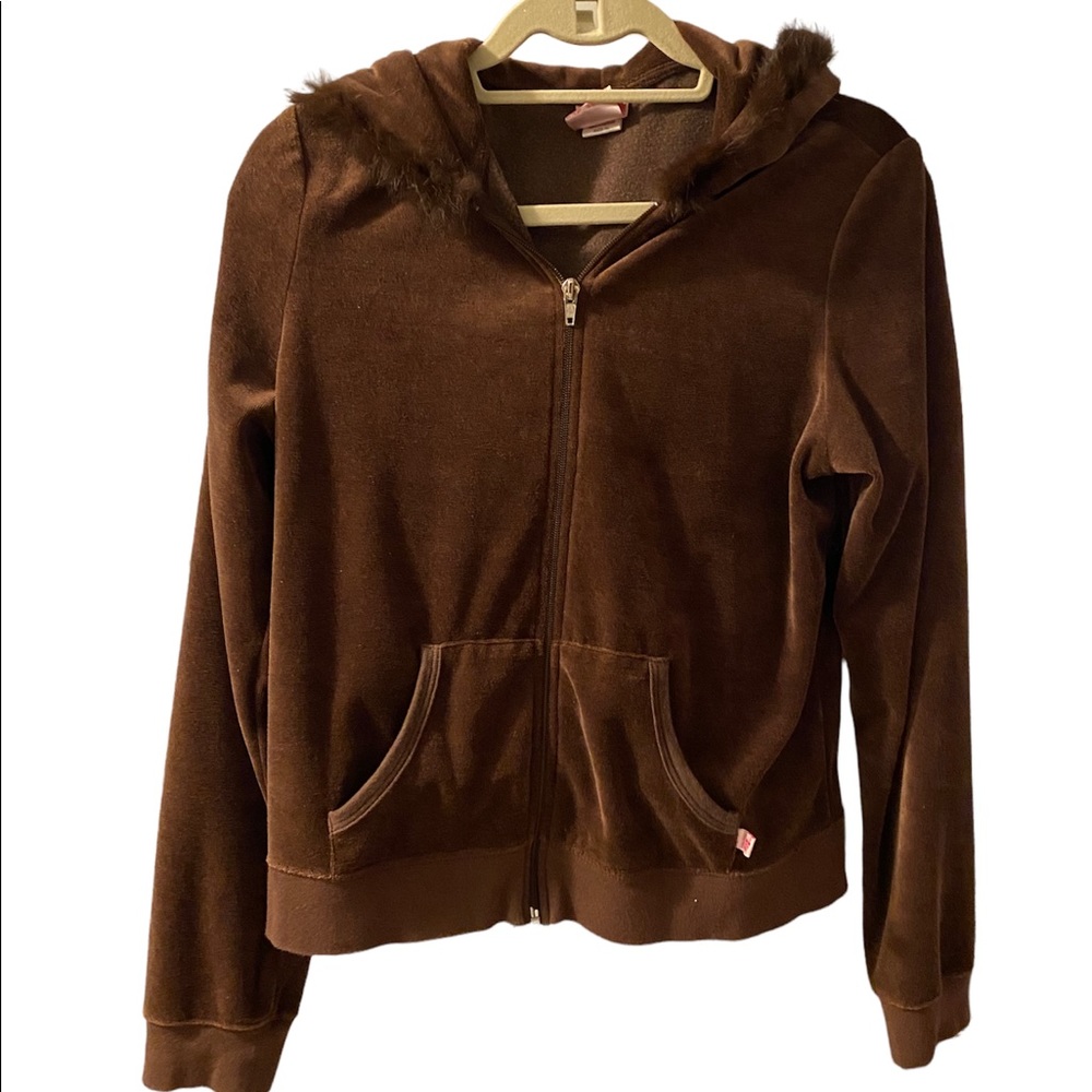Big flirt hoodie with fake fur around the hood